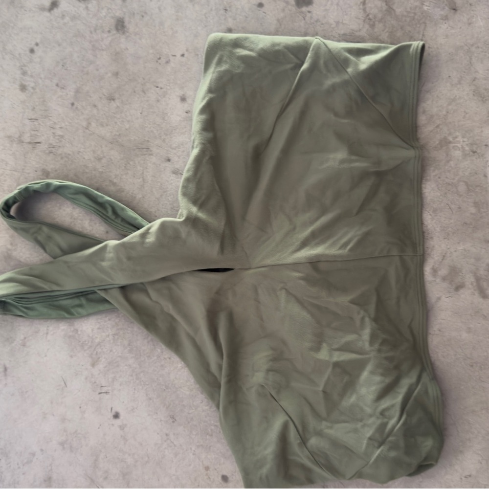 lululemon athletica Olive Green Crop Top